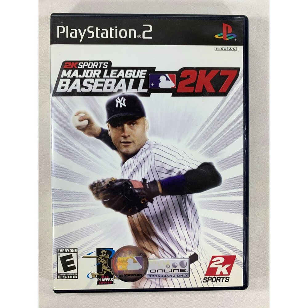PlayStation 2 Major League Baseball 2K7 Video Game Case no Manual Tested